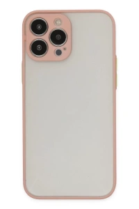 Apple iPhone 15 Pro Kılıf Montreal Silikon Kapak - Pembe