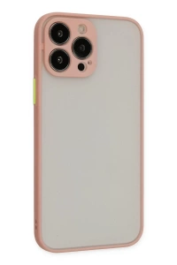 Apple iPhone 15 Pro Kılıf Montreal Silikon Kapak - Pembe