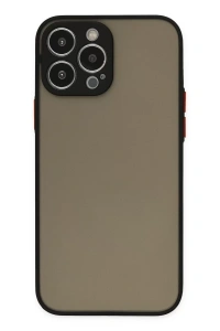 Apple iPhone 15 Pro Kılıf Montreal Silikon Kapak - Siyah