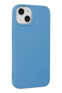 Apple iPhone 15 Pro Kılıf Nano içi Kadife Silikon - Mavi