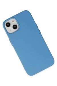 Apple iPhone 15 Pro Kılıf Nano içi Kadife Silikon - Mavi