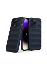 Apple iPhone 15 Pro Kılıf Optimum Silikon - Lacivert