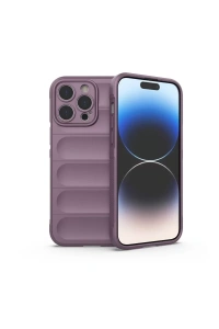 Apple iPhone 15 Pro Kılıf Optimum Silikon - Mor