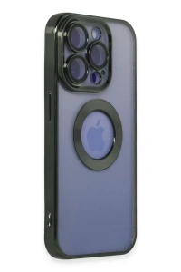 Apple iPhone 15 Pro Kılıf Slot Silikon - Köknar Yeşili