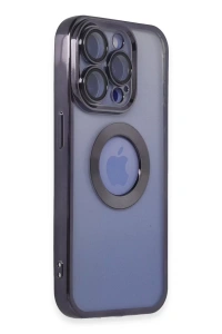 Apple iPhone 15 Pro Kılıf Slot Silikon - Mor