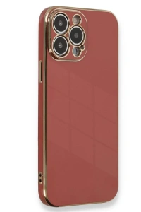 Apple iPhone 15 Pro Kılıf Volet Silikon - Kırmızı