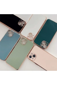 Apple iPhone 15 Pro Kılıf Volet Silikon - Mavi