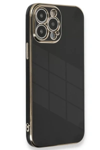 Apple iPhone 15 Pro Kılıf Volet Silikon - Siyah