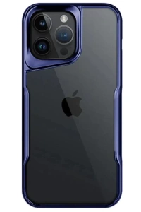 Apple iPhone 15 Pro Max Kılıf Boyi Silikon Kapak - Lacivert