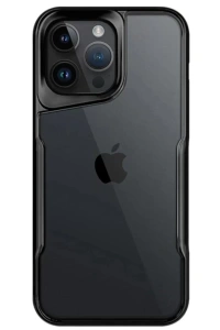 Apple iPhone 15 Pro Max Kılıf Boyi Silikon Kapak - Siyah