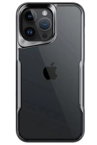 Apple iPhone 15 Pro Max Kılıf Boyi Silikon Kapak - Titan Gri