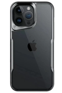 Apple iPhone 15 Pro Max Kılıf Boyi Silikon Kapak - Titan Gri
