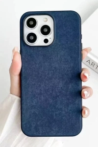 Apple iPhone 15 Pro Max Kılıf Karen Magsafe Kapak - Lacivert