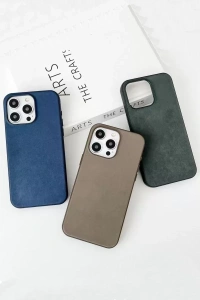 Apple iPhone 15 Pro Max Kılıf Karen Magsafe Kapak - Lacivert