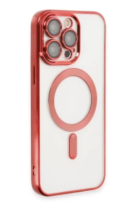 Apple iPhone 15 Pro Max Kılıf Kross Magneticsafe Kapak - Kırmızı