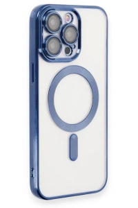 Apple iPhone 15 Pro Max Kılıf Kross Magneticsafe Kapak - Lacivert