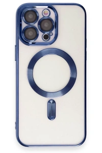 Apple iPhone 15 Pro Max Kılıf Kross Magneticsafe Kapak - Lacivert