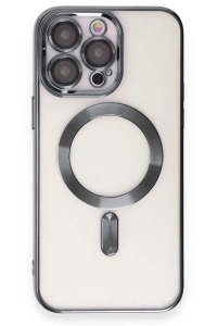 Apple iPhone 15 Pro Max Kılıf Kross Magneticsafe Kapak - Titan Gri