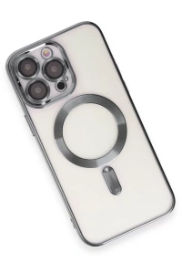 Apple iPhone 15 Pro Max Kılıf Kross Magneticsafe Kapak - Titan Gri