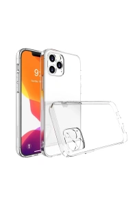 Apple iPhone 15 Pro Max Kılıf Lüx Şeffaf Silikon