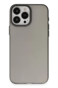Apple iPhone 15 Pro Max Kılıf Modos Metal Kapak - Siyah