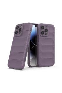 Apple iPhone 15 Pro Max Kılıf Optimum Silikon - Mor