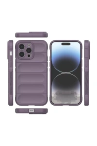 Apple iPhone 15 Pro Max Kılıf Optimum Silikon - Mor