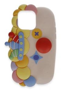 Apple iPhone 15 Pro Max Kılıf Poky Karakter Silikon Kapak - Desen 7