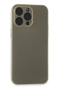 Apple iPhone 15 Pro Max Kılıf Puma Silikon - Titan Gri