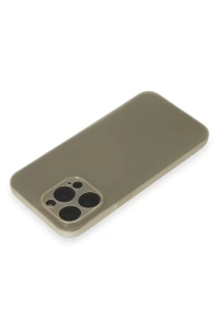 Apple iPhone 15 Pro Max Kılıf Puma Silikon - Titan Gri