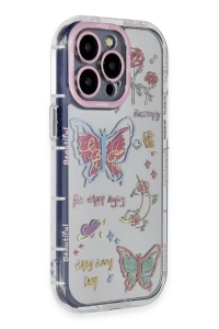 Apple iPhone 15 Pro Max Kılıf Reflexion Desenli Kapak - Desen 8