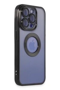 Apple iPhone 15 Pro Max Kılıf Slot Silikon - Siyah