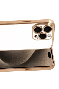 Apple iPhone 15 Pro Max Lensli Silikon - Gold