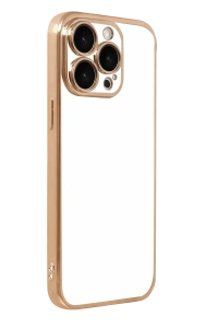 Apple iPhone 15 Pro Max Lensli Silikon - Gold