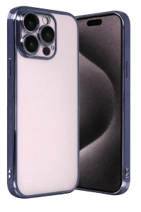 Apple iPhone 15 Pro Max Lensli Silikon - Lacivert