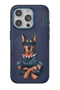 Apple iPhone 15 Pro Max Perma Desenli Kapak - Lacivert