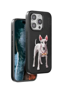 Apple iPhone 15 Pro Max Perma Desenli Kapak - Siyah