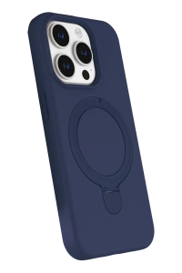 Apple iPhone 15 Pro Max Regal Magsafe Standlı Kapak - Lacivert