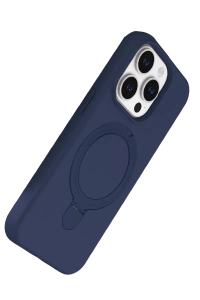 Apple iPhone 15 Pro Max Regal Magsafe Standlı Kapak - Lacivert