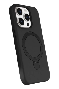 Apple iPhone 15 Pro Max Regal Magsafe Standlı Kapak - Siyah