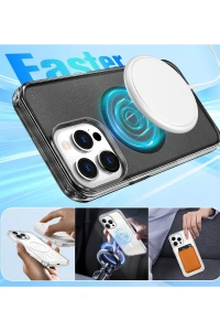 Apple iPhone 15 Pro Max Star Magsafe Kapak - Mor