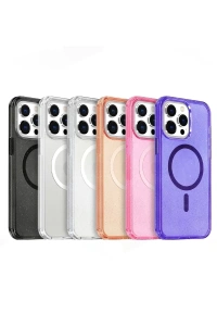 Apple iPhone 15 Pro Max Star Magsafe Kapak - Siyah
