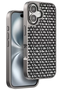 Apple iPhone 16 Brand Kapak - Gümüş