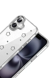 Apple iPhone 16 Fiyonk Desenli Kapak - Desen 2