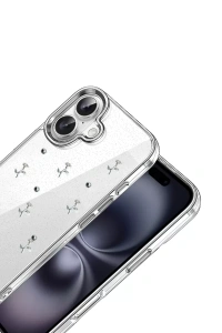 Apple iPhone 16 Fiyonk Desenli Kapak - Desen 4