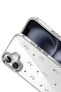 Apple iPhone 16 Fiyonk Desenli Kapak - Desen 4