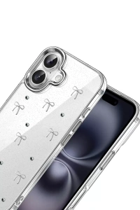 Apple iPhone 16 Fiyonk Desenli Kapak - Desen 5