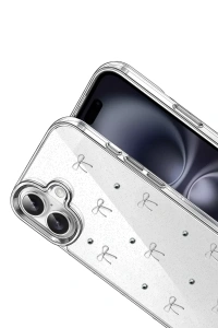 Apple iPhone 16 Fiyonk Desenli Kapak - Desen 5