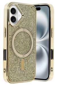 Apple iPhone 16 Helen Magsafe Kapak - Gold