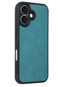 Apple iPhone 16 Kılıf Aras Deri Kapak - Açık Yeşil